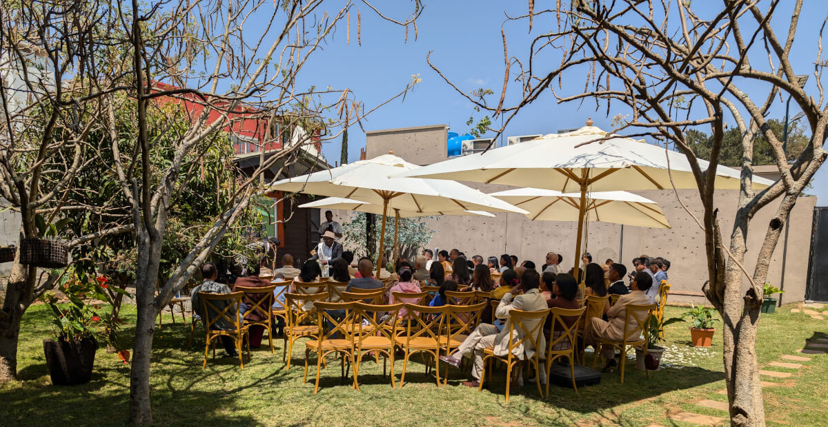 Jardin extérieur Salle polyvalente